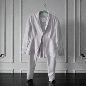 Women's White Pantsuit